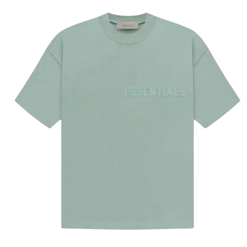 Fear of God Essentials Sycamore Green‎ Tee Shirt Logo Short sleeve Tee Small